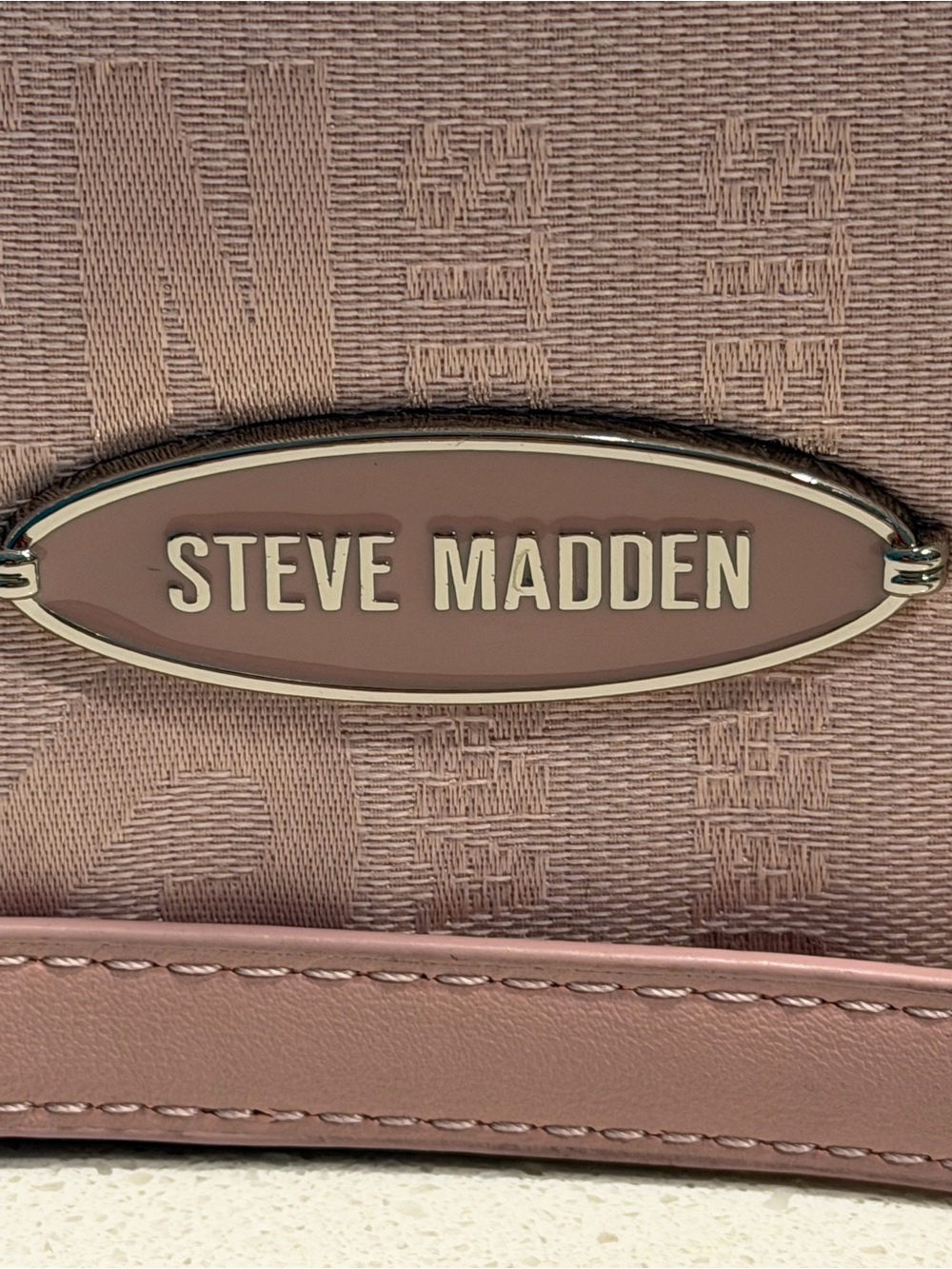 Steve Madden Dusty Pink Chain Strap Shoulder Bag - Picture 3 of 12